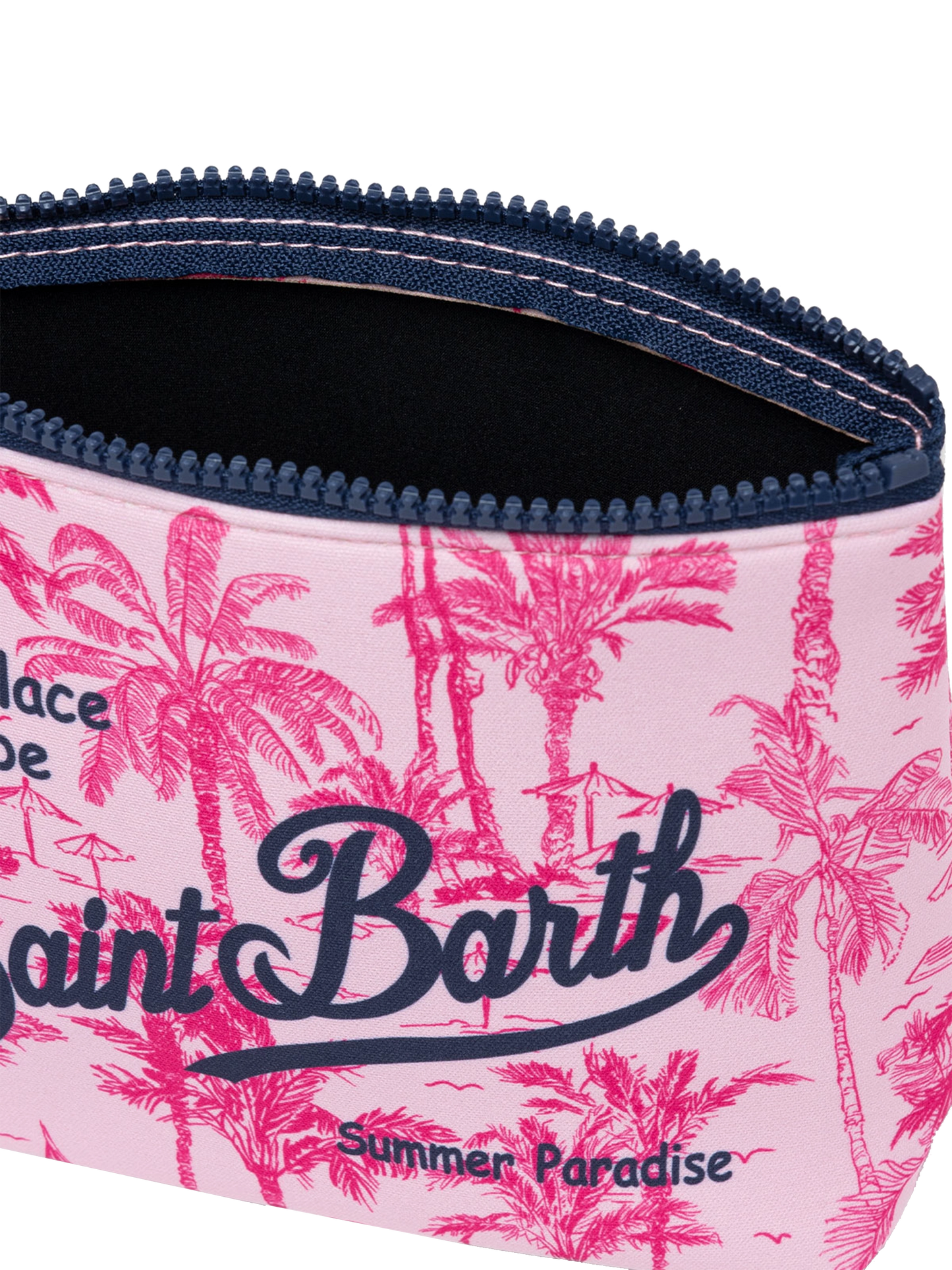 Pochette Aline in scuba con stampa toile de jouy