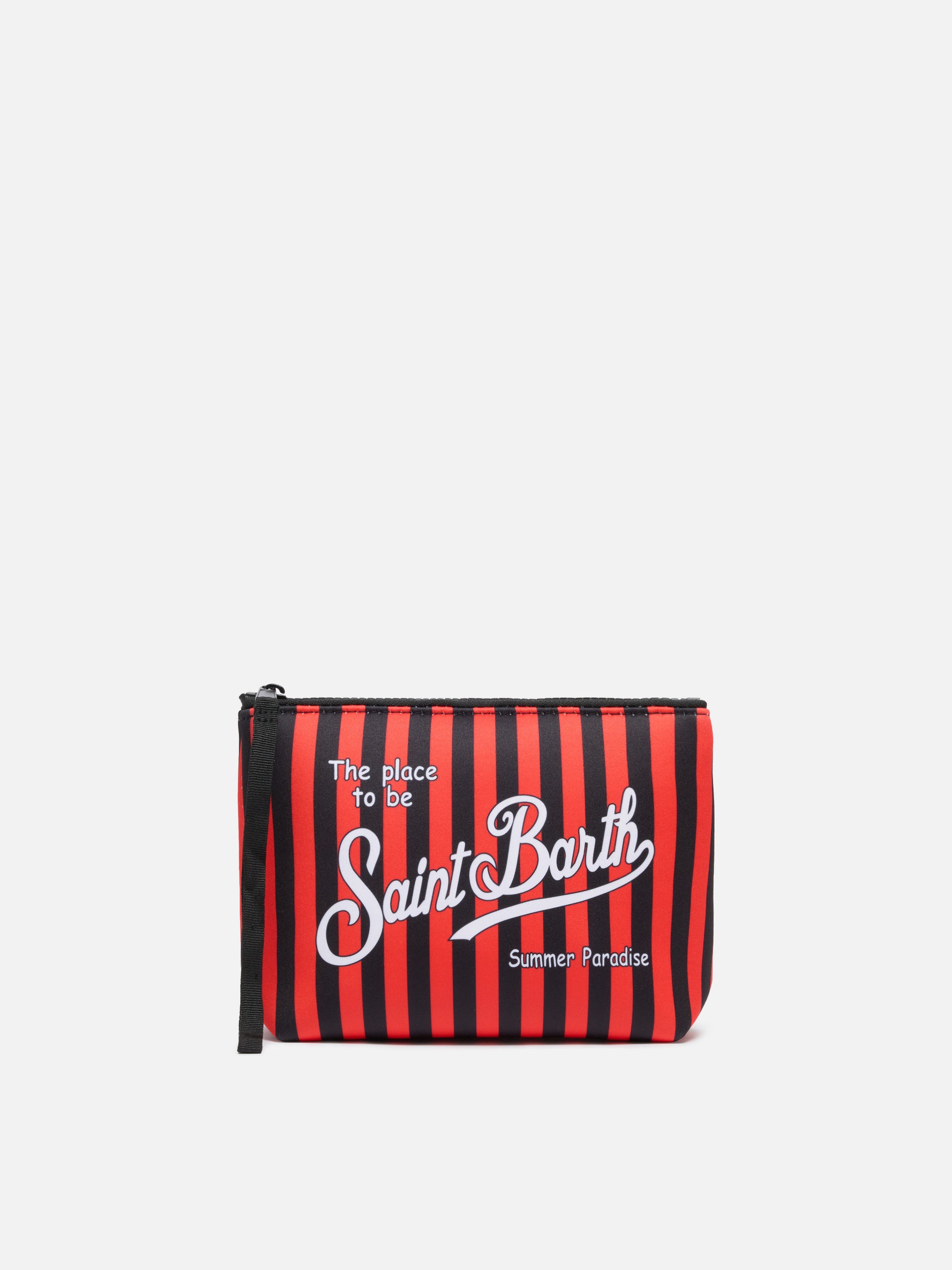 Aline scuba pochette with Milan print | AC MILAN SPECIAL EDITION - MC2 Saint Barth