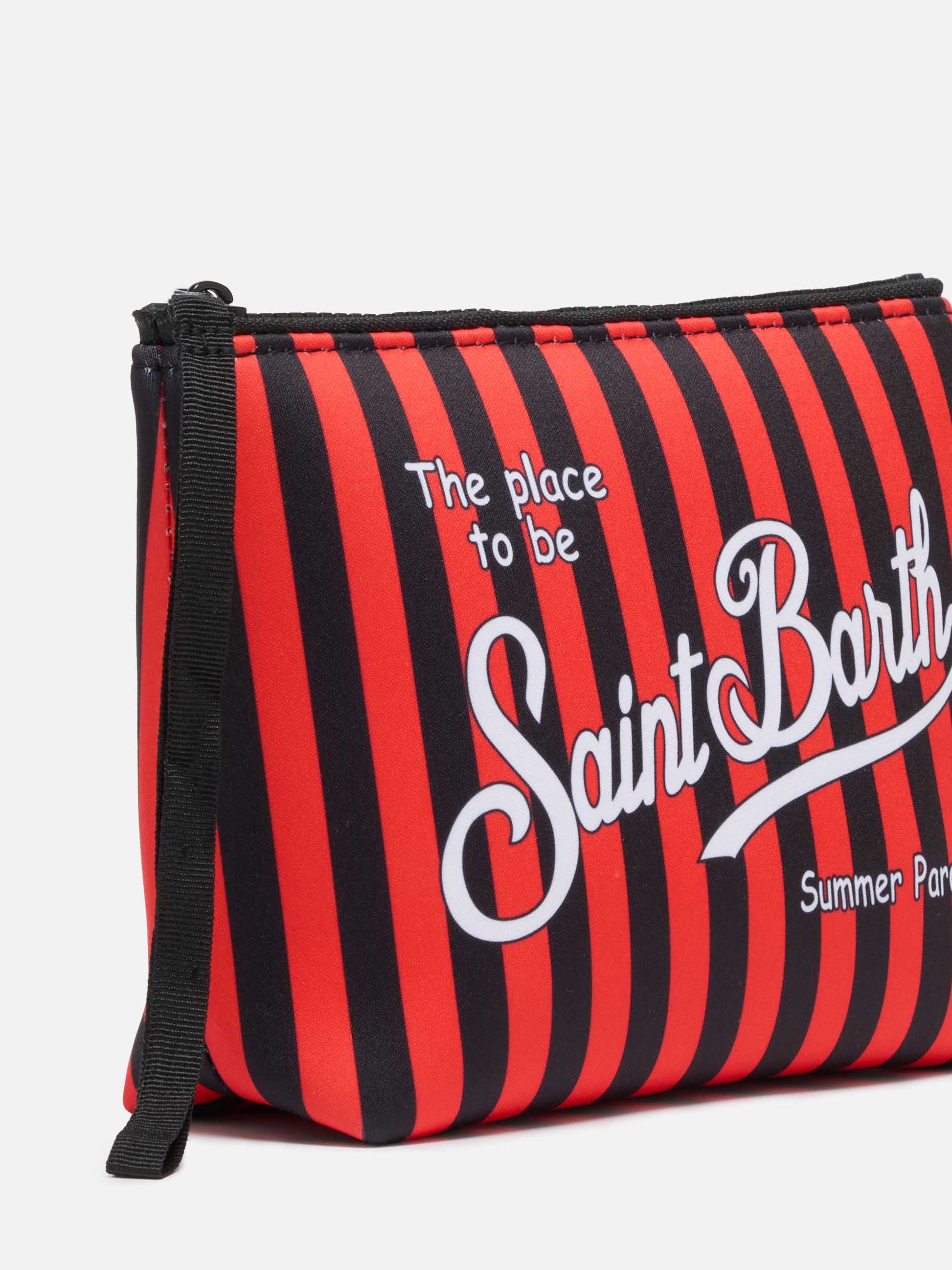 Aline scuba pochette with Milan print | AC MILAN SPECIAL EDITION - MC2 Saint Barth