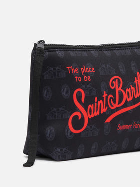 Aline scuba pochette with Milan print | AC MILAN SPECIAL EDITION - MC2 Saint Barth