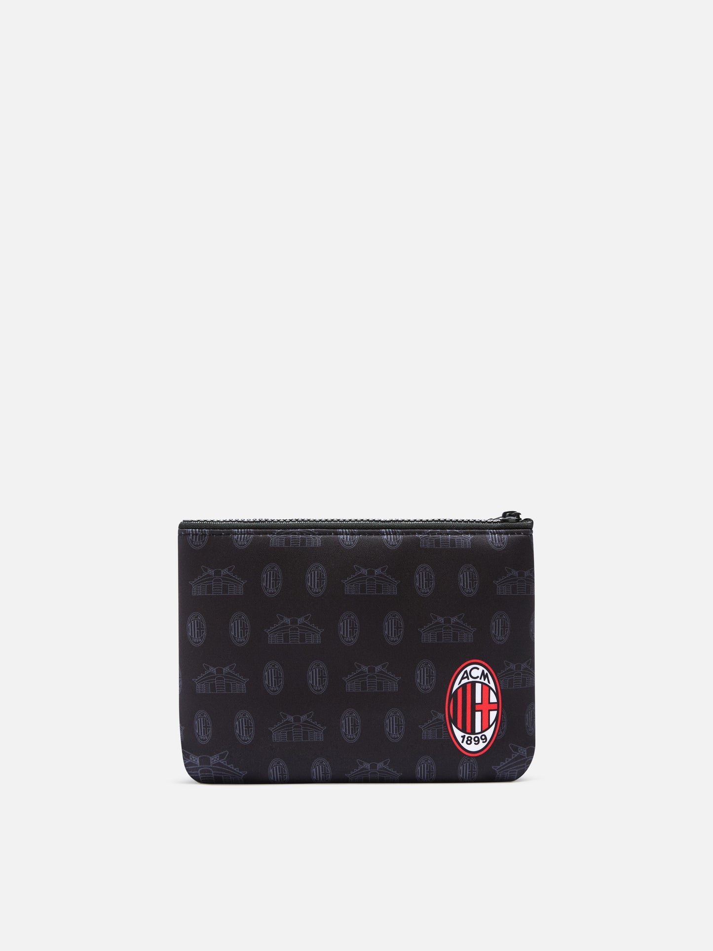 Schwarzer Aline-Scuba-pouch mit AC Milan-Logoprint | AC MILAN SPECIAL EDITION 