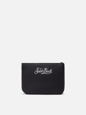Aline black scuba pouch with Cigarette Racing Team embroidery | Special Edition