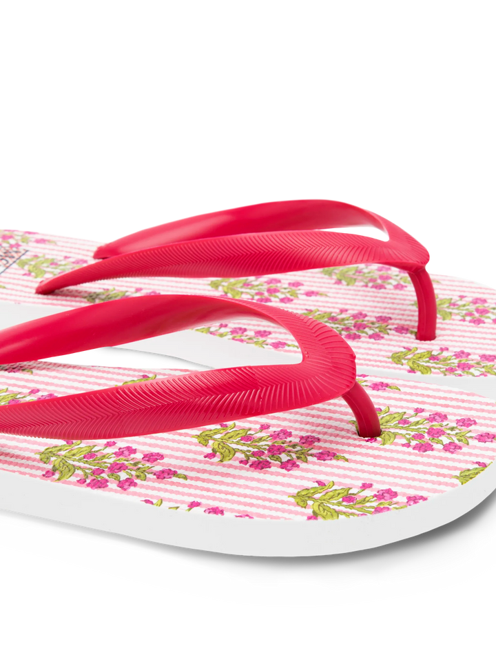 Alma Flip-Flops mit Blumendruck