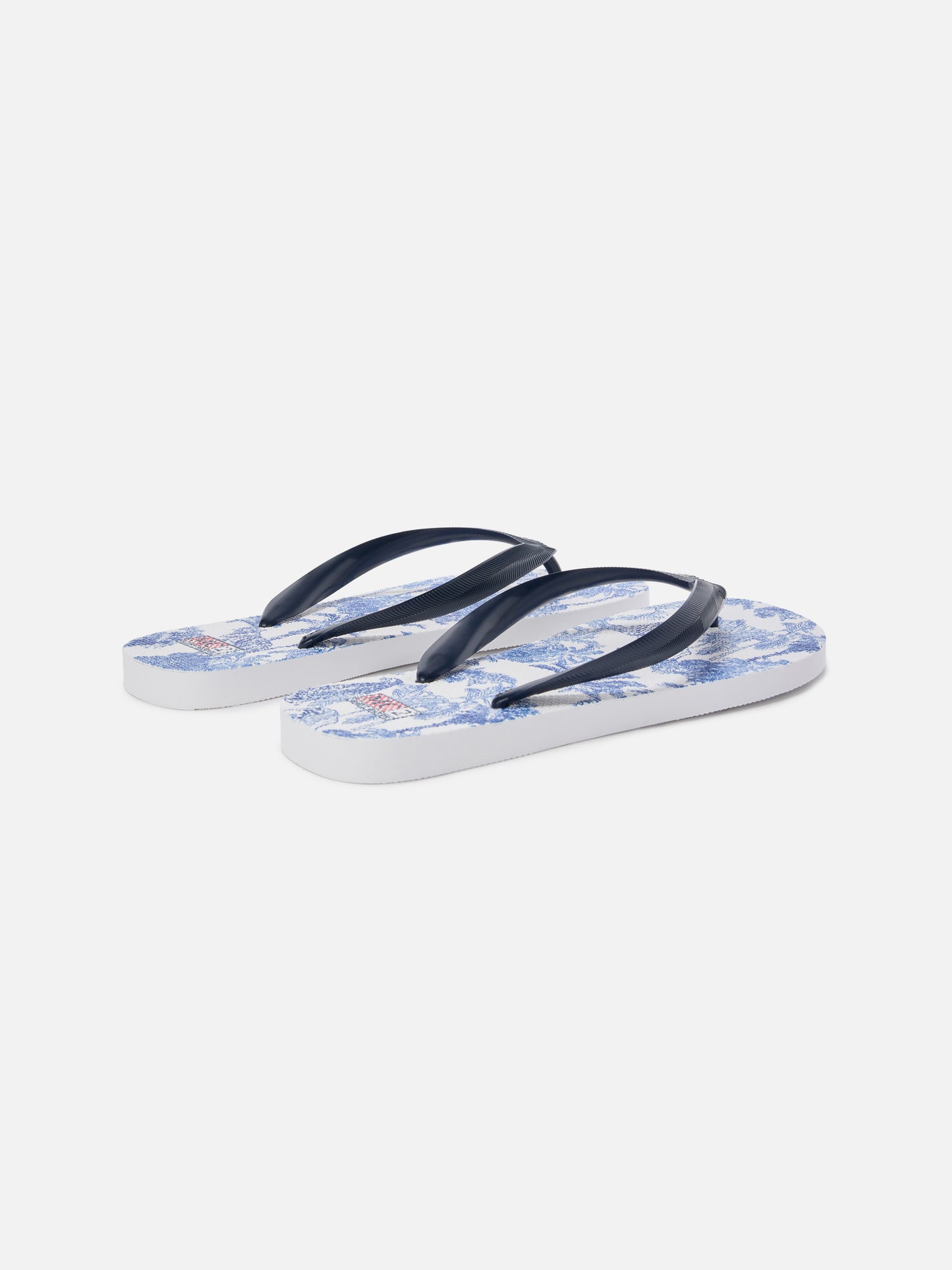 Infradito Alma slip-on in gomma con stampa Toile de Jouy