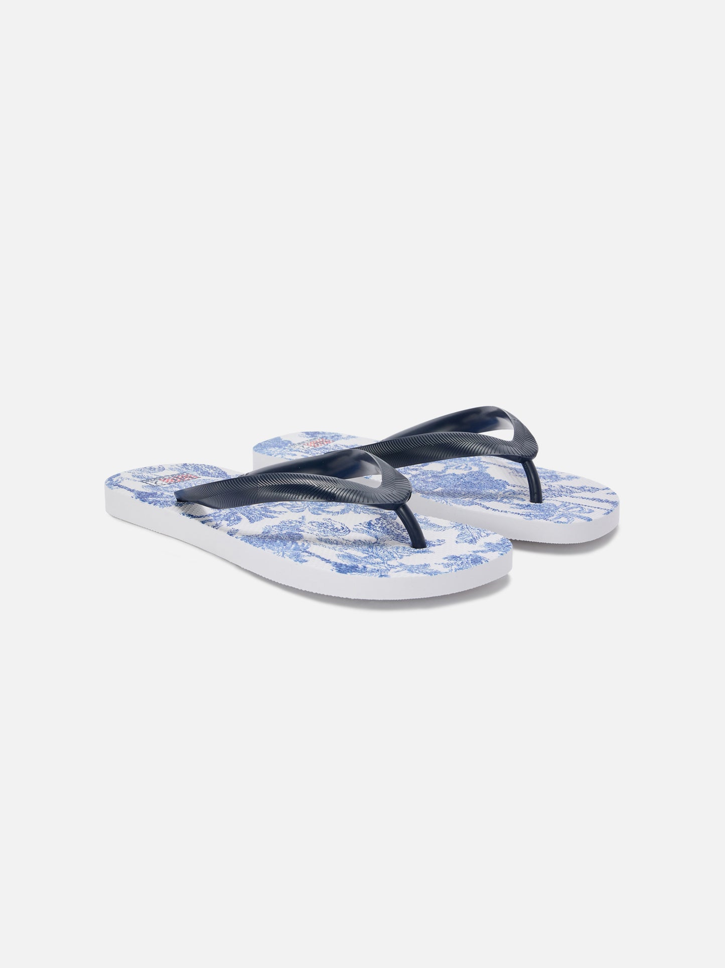 Infradito Alma slip-on in gomma con stampa Toile de Jouy