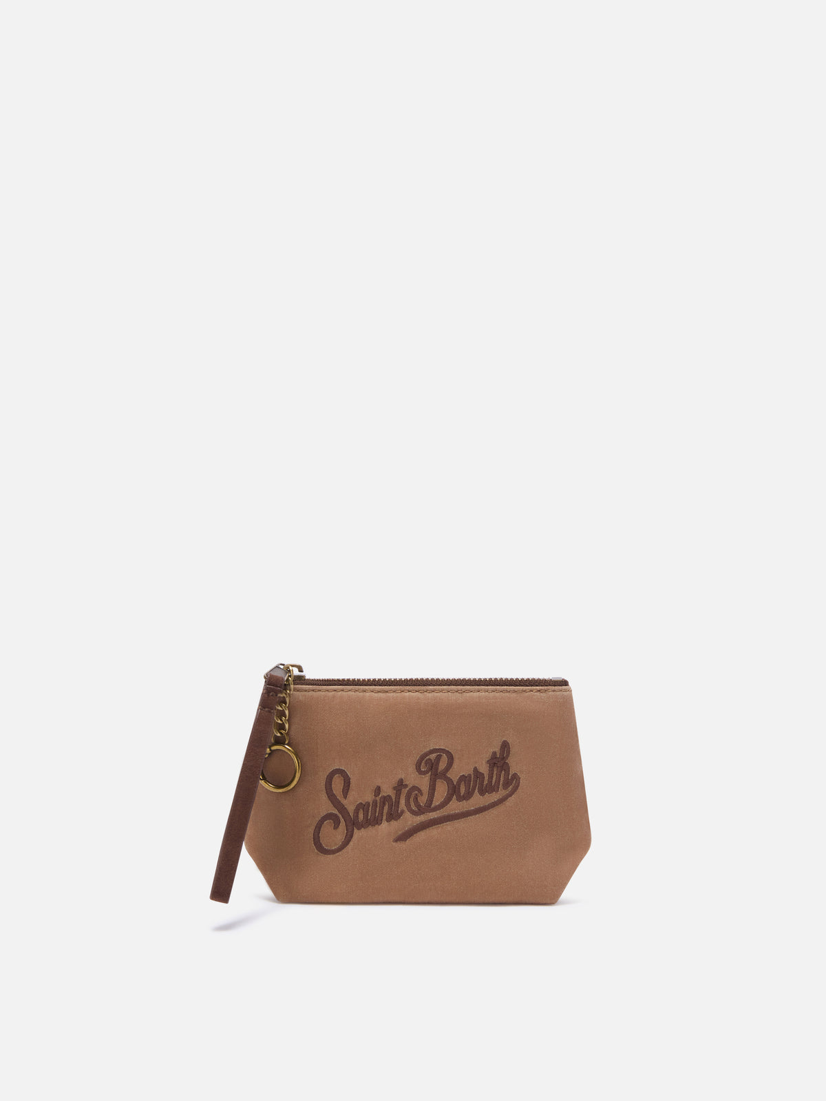 Nut Mini Aline gewachst pouch mit Logostickerei 