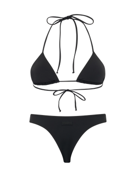 Woman black triangle bikini Annabelle Naomi with rhinestones