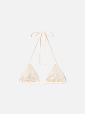 Nude Annabelle Triangel-Bikinioberteil mit Strasssteinen 