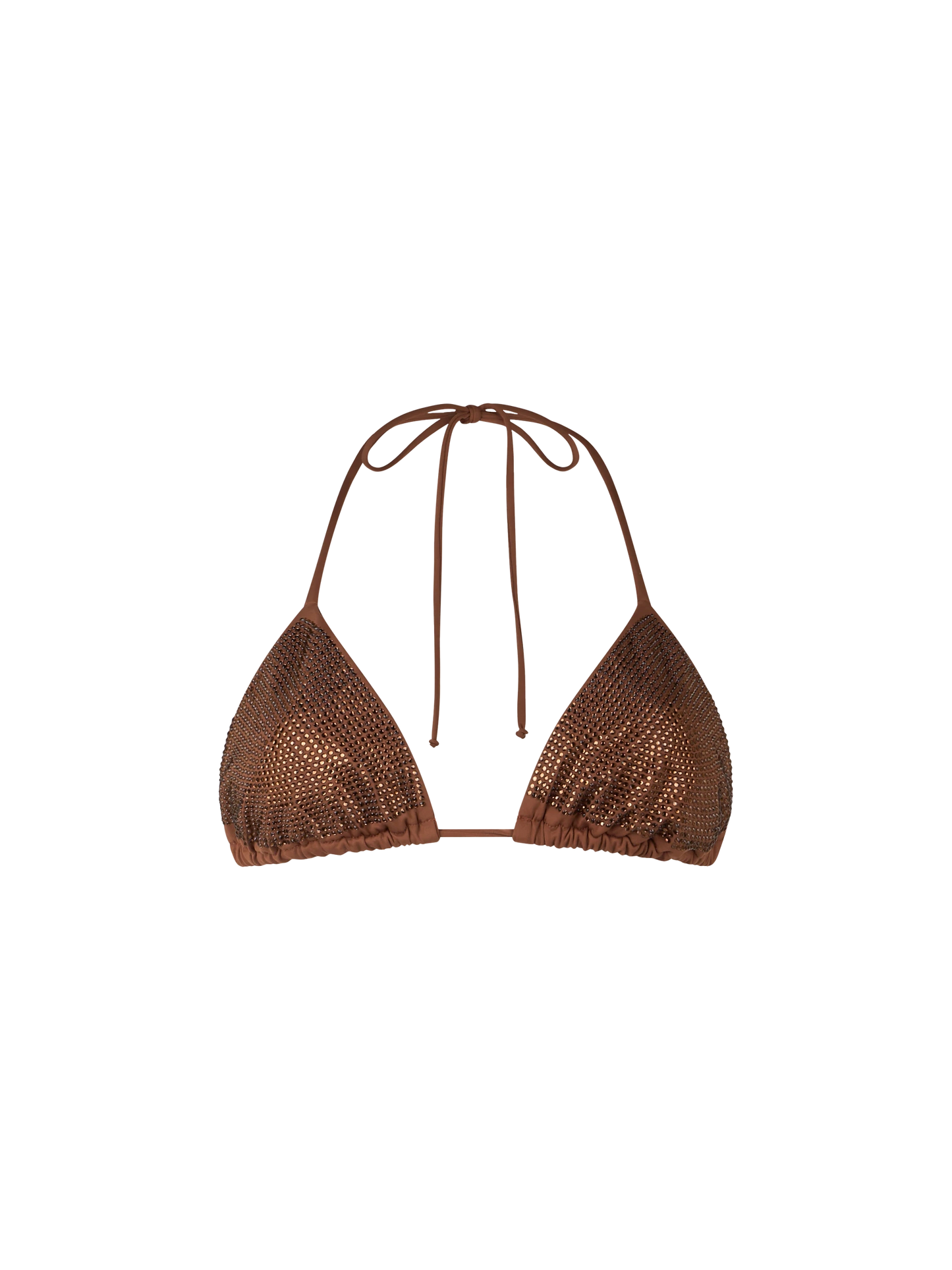 Woman triangle top swimsuit Annabelle with rhinestones