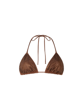 Woman triangle top swimsuit Annabelle with rhinestones