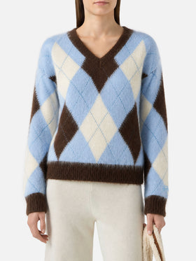 Argyle Annecy Soft Cropped-Pullover 