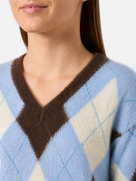 Argyle Annecy Soft Cropped-Pullover 