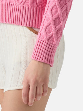 Half-turtleneck sweater Anton with Saint Barth jaquard