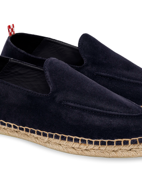 Navy blue suede Armand espadrilles