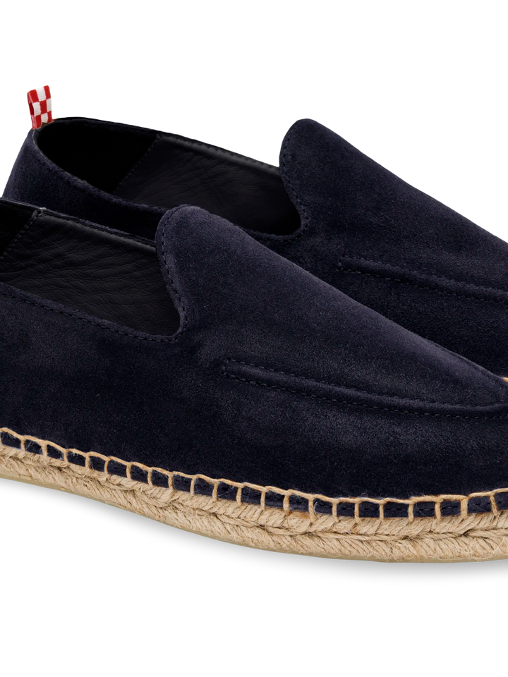Navy blue suede Armand espadrilles