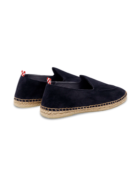Navy blue suede Armand espadrilles