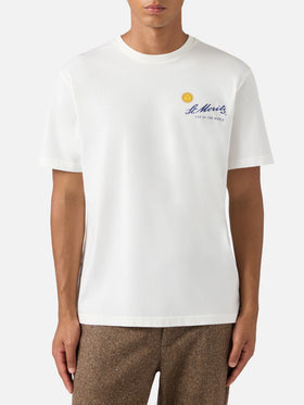 T-shirt Arnott in cotone invernale con stampa St. Moritz | ST. MORITZ TOP OF THE WORLD SPECIAL EDITION