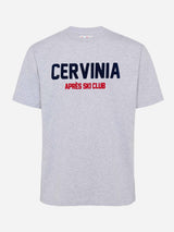 Winter cotton t-shirt Arnott with Cervinia Aprés Ski print