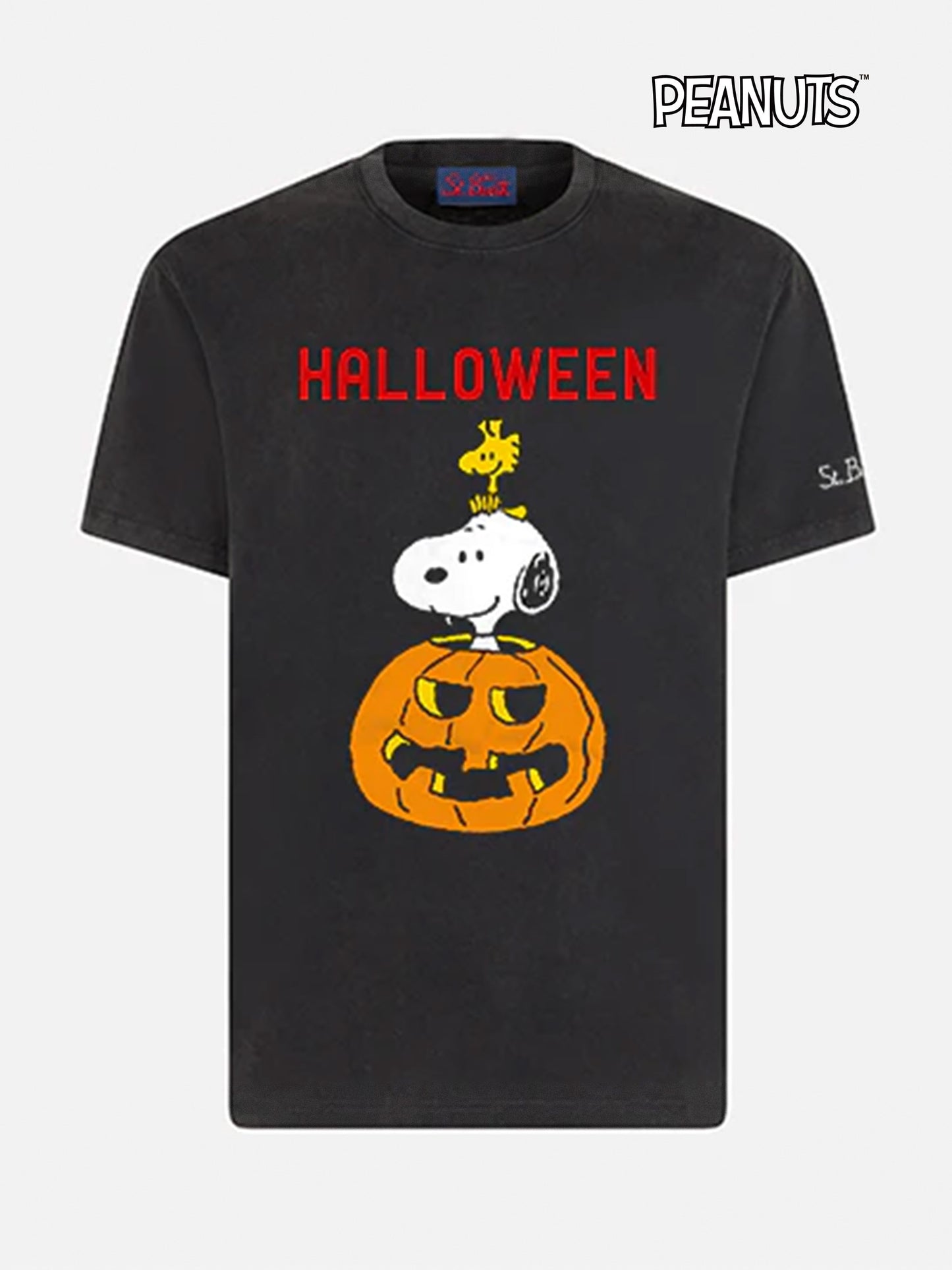 Man heavy cotton t-shirt with Halloween print | SNOOPY - PEANUTS™ SPECIAL EDITION