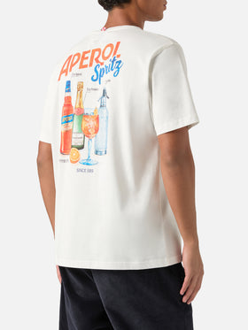 T-shirt Arnott off white in cotone con stampa Aperol Spritz | Special edition
