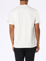 T-shirt da uomo cotone pesante Arnott con ricamo Sopravvissuto all'apres-ski