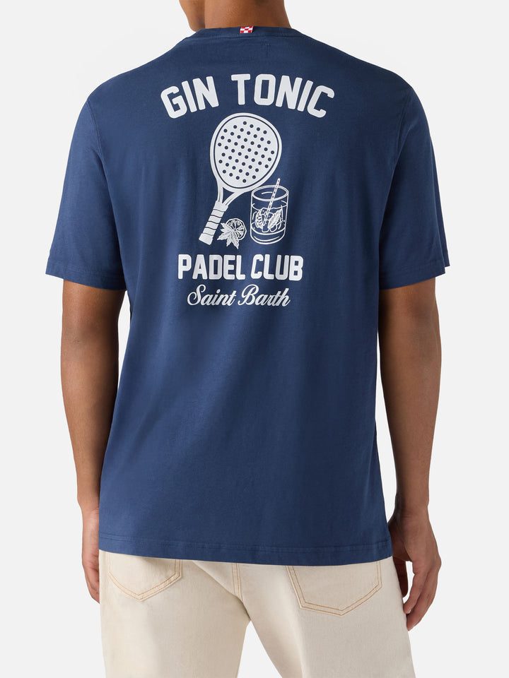 Arnott cotton T-shirt with Gin Tonic cocktail Padel Club print