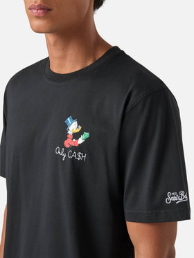 T-shirt Arnott nera in cotone con ricamo Only Cash | Special edition