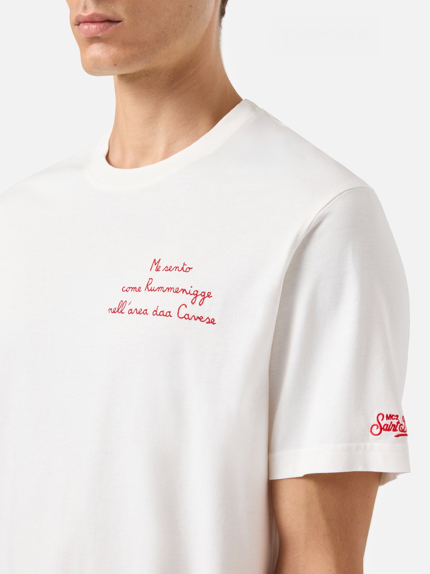 Winter-Baumwoll-T-Shirt Arnott mit Come Rumenigge... Stickerei | YUPPIES SPECIAL EDITION