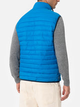 Man bluette padded vest Aspen