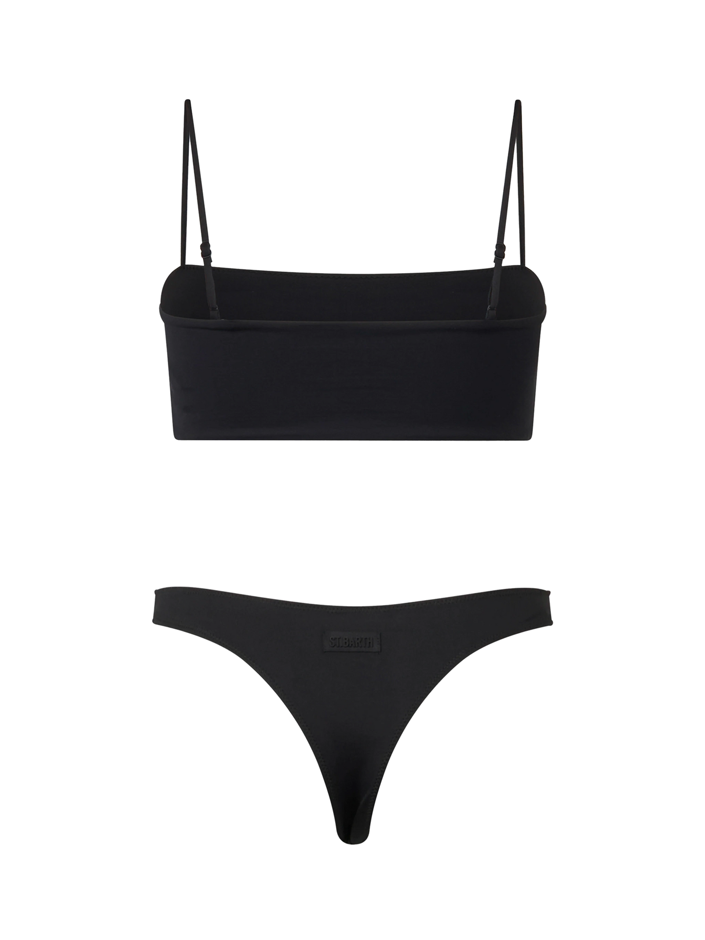 Zebra-Bandeau-Bikini für Damen Athena Naomi mit Strasssteinen
