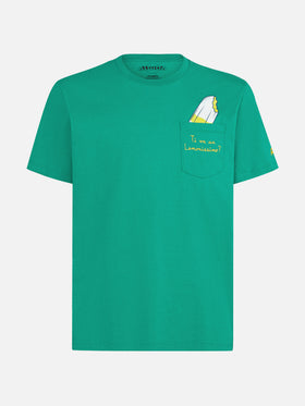 t-shirt en coton avec broderie Ti va un Lemonissimo? | ALGIDA® SPECIAL EDITION 