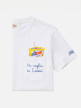 Herren-Baumwoll-T-Shirt Austin mit Estathé-Stickerei | ESTATHE' SONDERAUSGABE