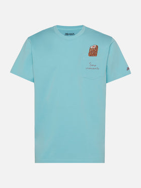 Tshirt in cotone da uomo Austin con ricamo Sono croccante | ALGIDA SPECIAL EDITION