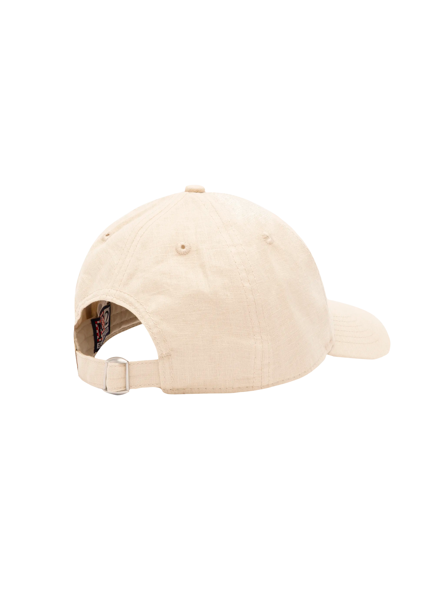 Baseball beige cotton linen cap