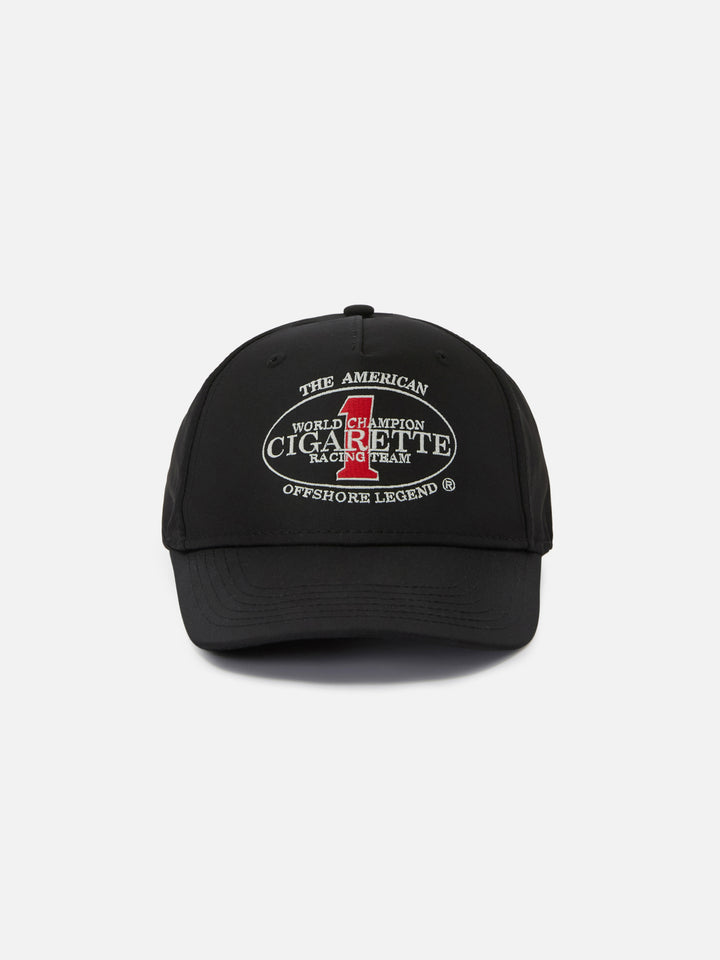 Gorra de béisbol con visera en negro con bordado Cigarette | CIGARETTE SPECIAL EDITION 
