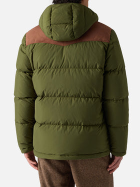 Man military green hooded down jacket Baxter