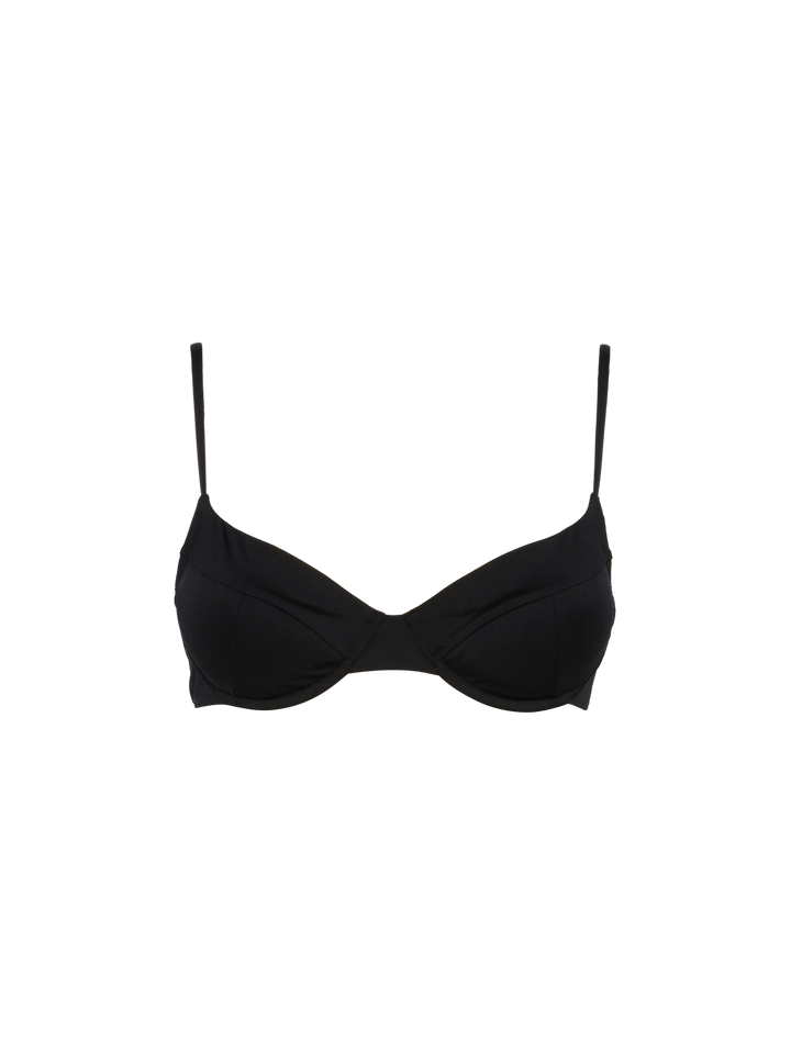 Bea underwired black bralette - MC2 Saint Barth