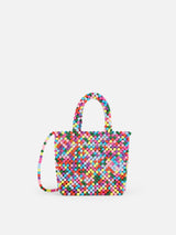 Borsa piccola con perline multicolor