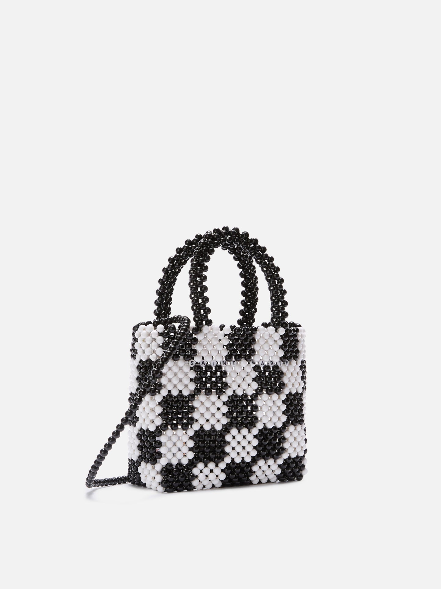 Mehrfarbige kleine Tasche mit Perlen