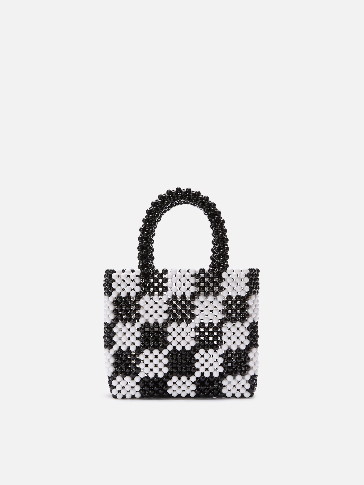 Mehrfarbige kleine Tasche mit Perlen