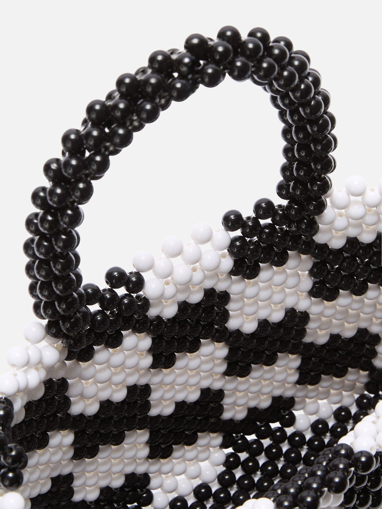 Mehrfarbige kleine Tasche mit Perlen