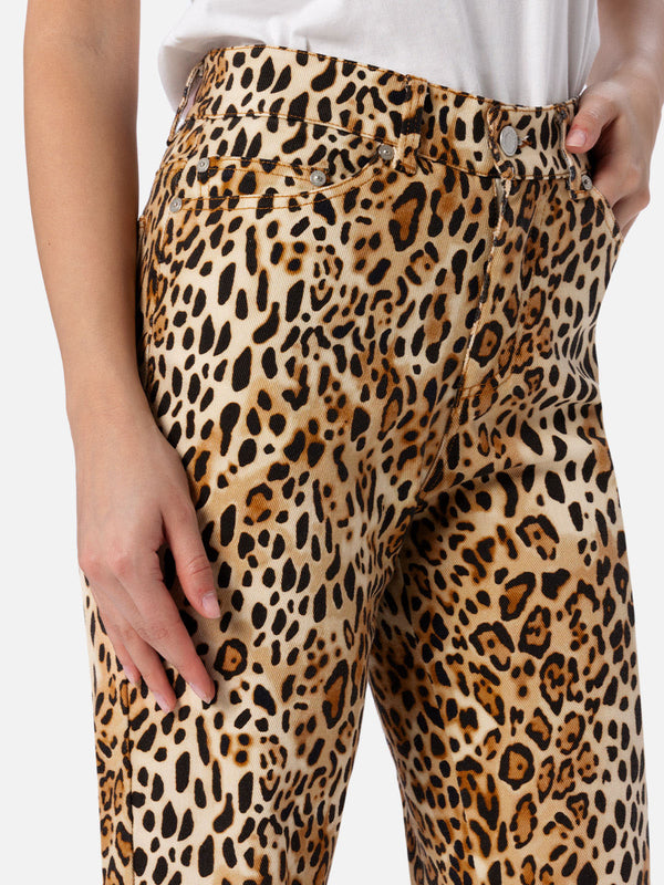 Belleville Damen-Denim mit Animalier-Print