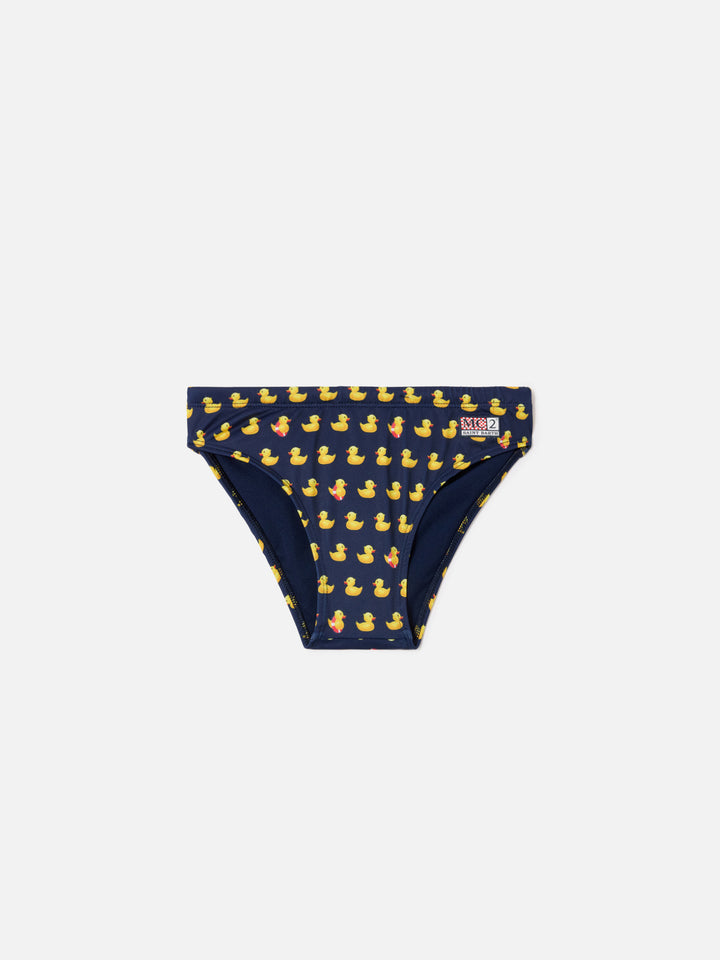 Billy swim briefs with all-over Ducky print