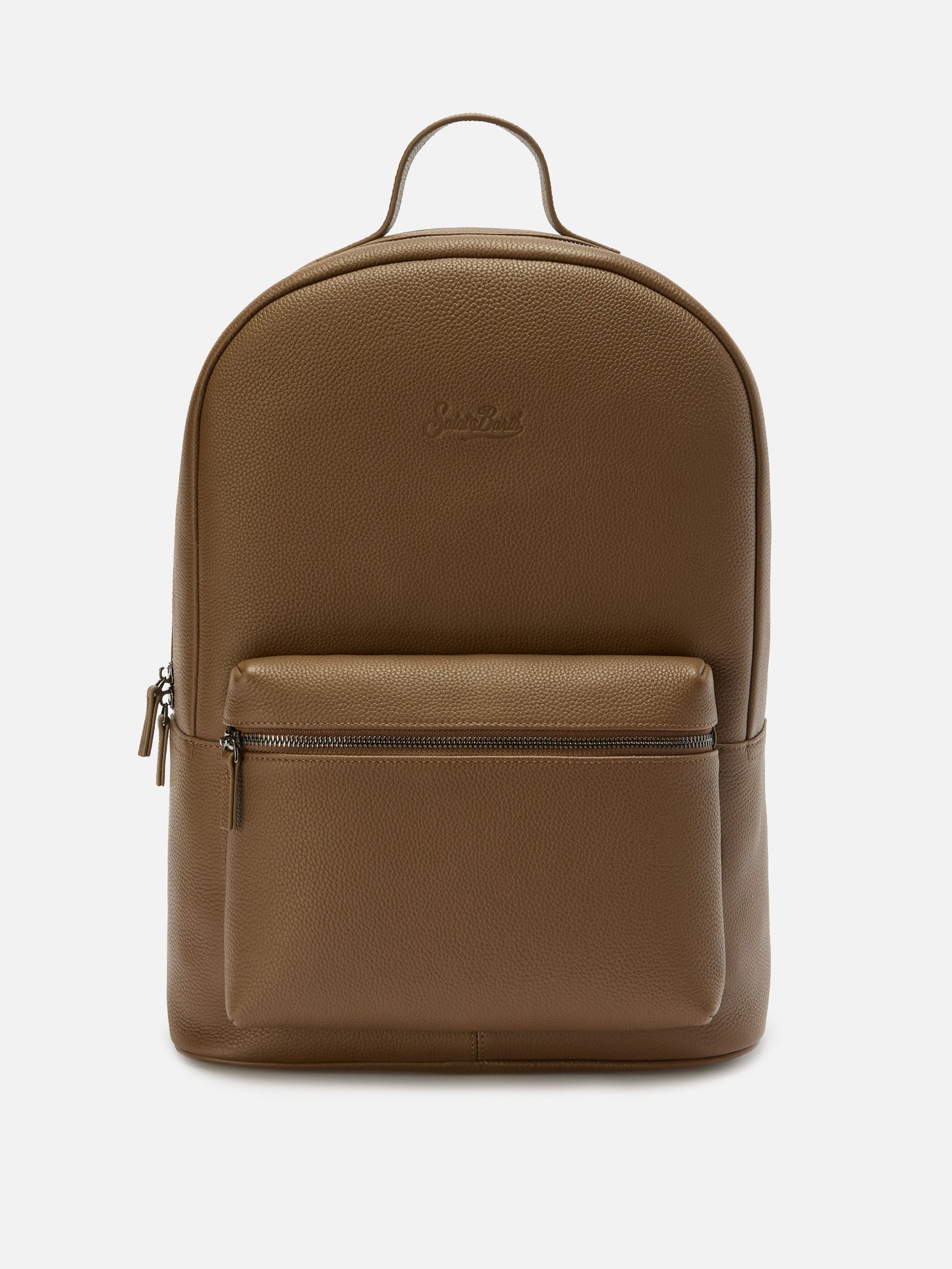 Zaino Backpack in pelle marrone
