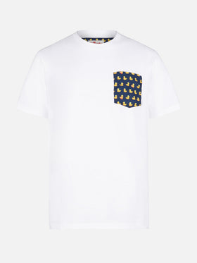 Baumwoll-T-Shirt für Herren Austin mit Ententasche