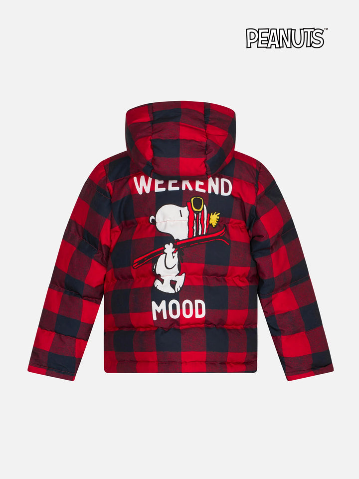 Kinder-Daunenjacke mit Kapuze und Snoopy-Aufdruck | Peanuts-Sonderedition