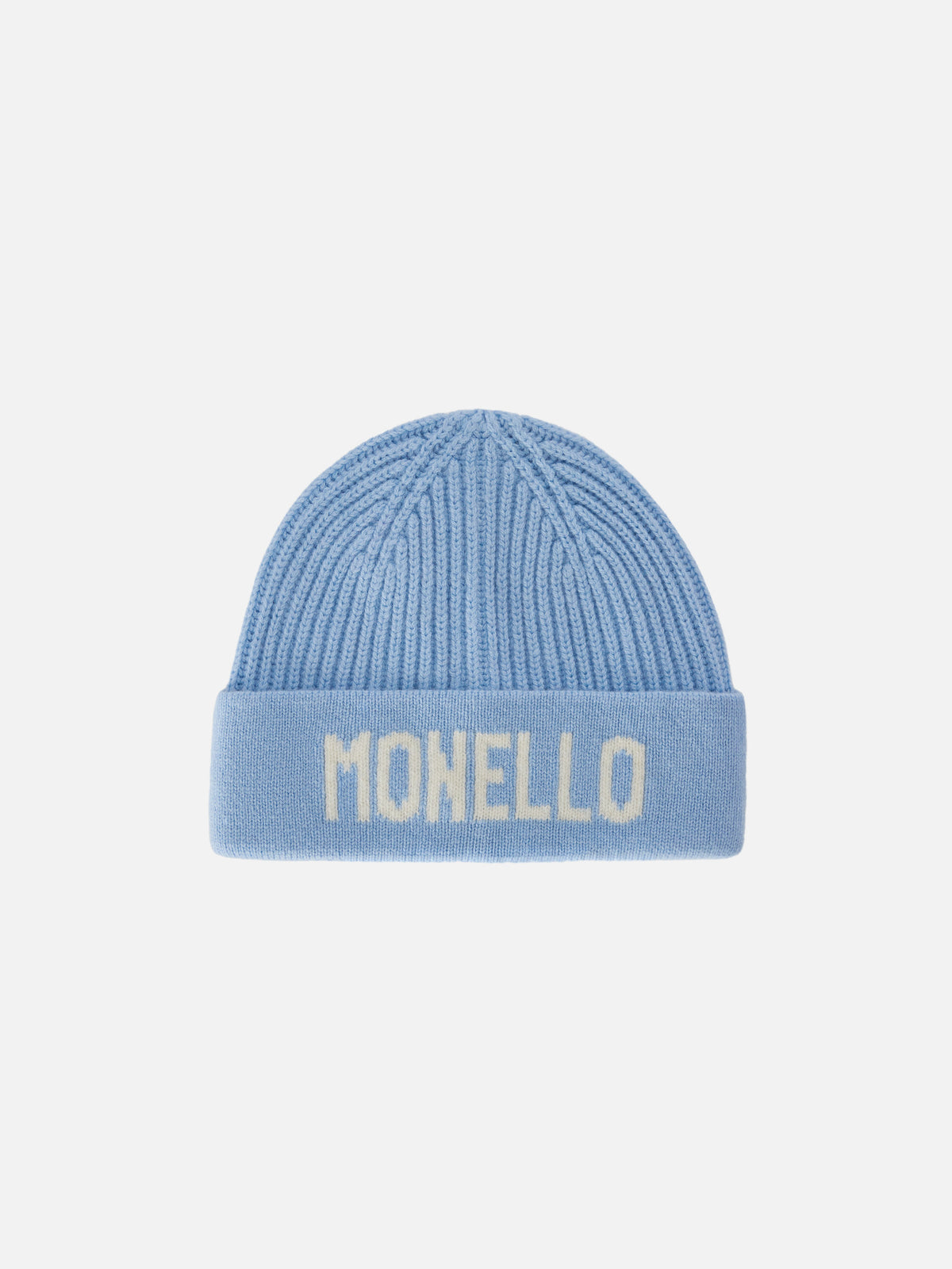 Bonnet Benjie Light blue avec lettrage Monello 