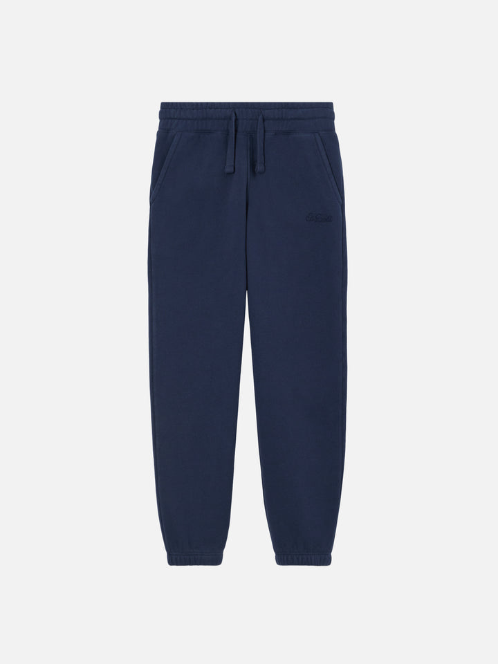Pantaloni jogger Bolt Jr in cotone blu