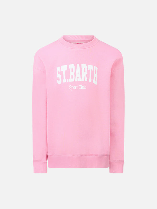 Girl sweatshirt Briony with multicolor Saint Barth terry patch