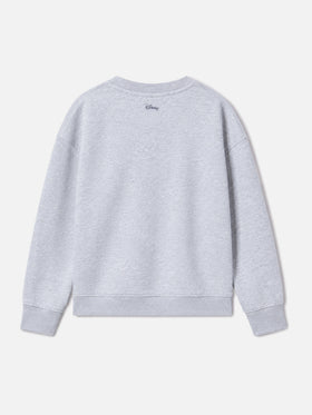 Light grey melange Briony sweatshirt with Minnie Mouse patch | Special edition